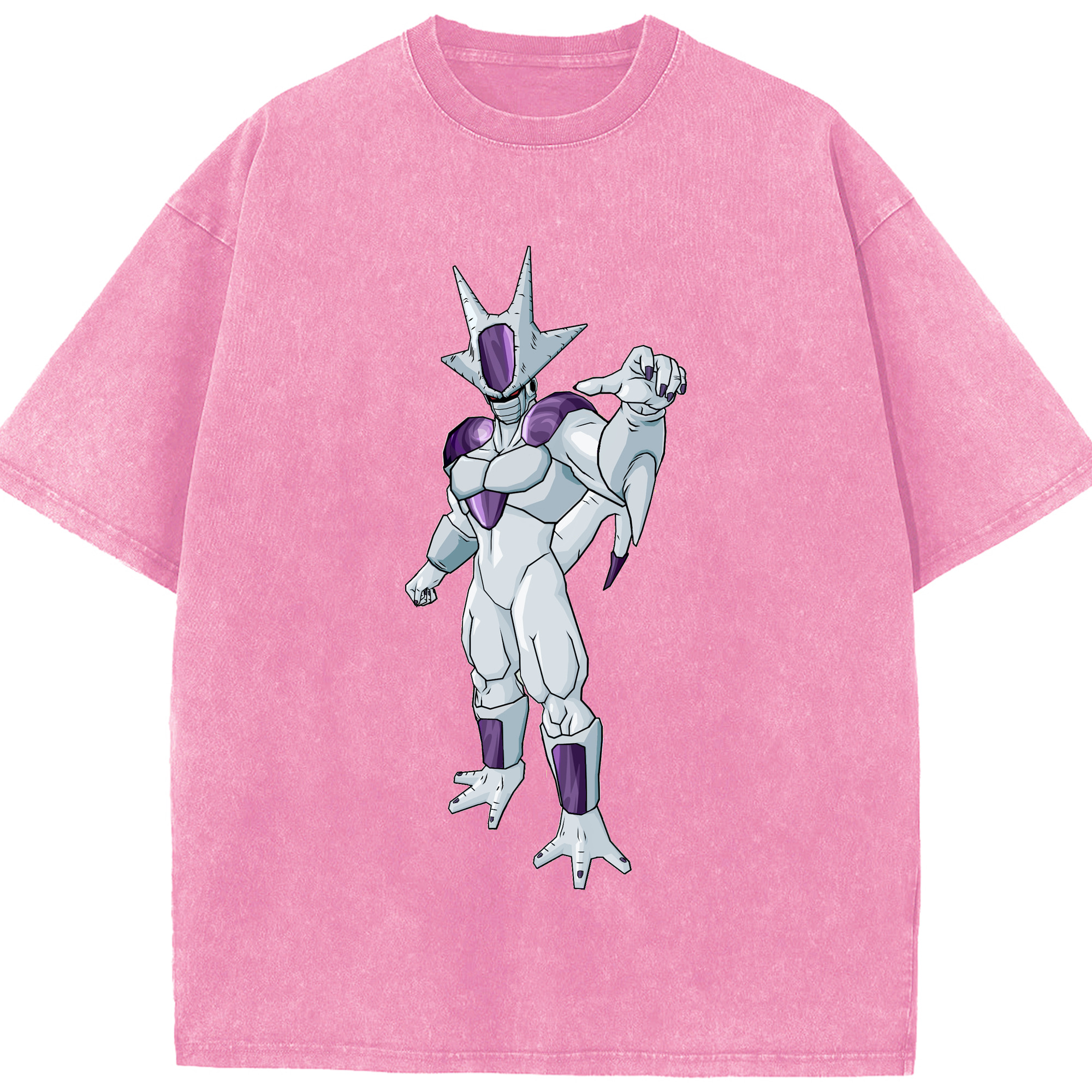 （画像用） ドラゴンボール クウラ DRAGON BALL Cooler Coora 綿100% ヴィンテージ風 半袖Tシャツ（フロントプリント）